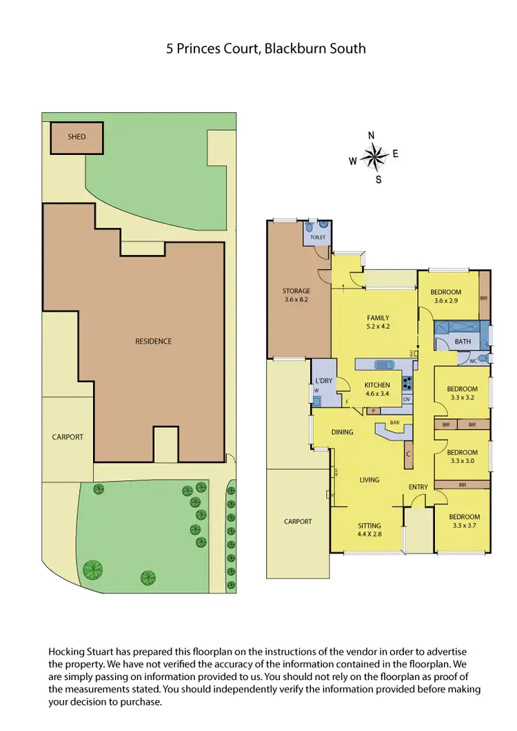 Floorplan of Homely house listing, 5 Princes Court, Blackburn South VIC 3130