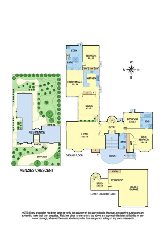 Floorplan of Homely house listing, 8 Menzies Crescent, Ringwood North VIC 3134