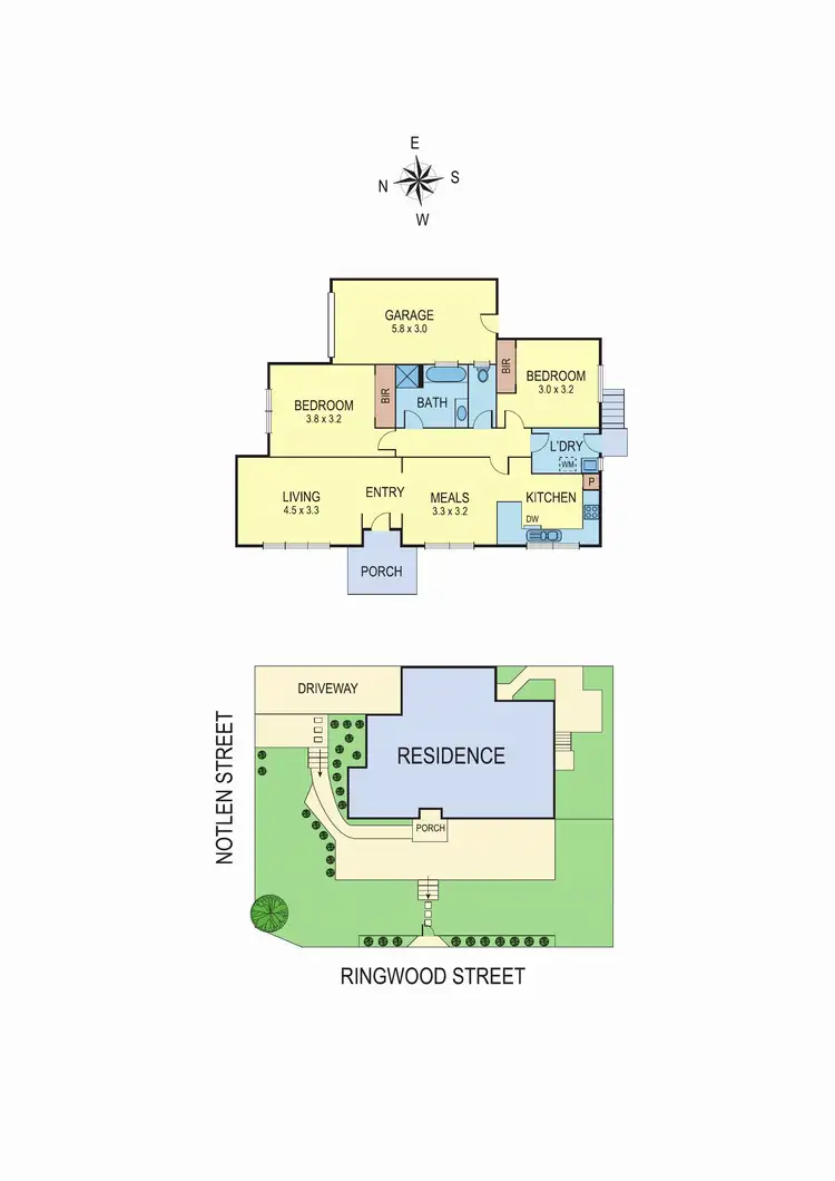 Floorplan of Homely unit listing, 1/76 Ringwood Street, Ringwood VIC 3134