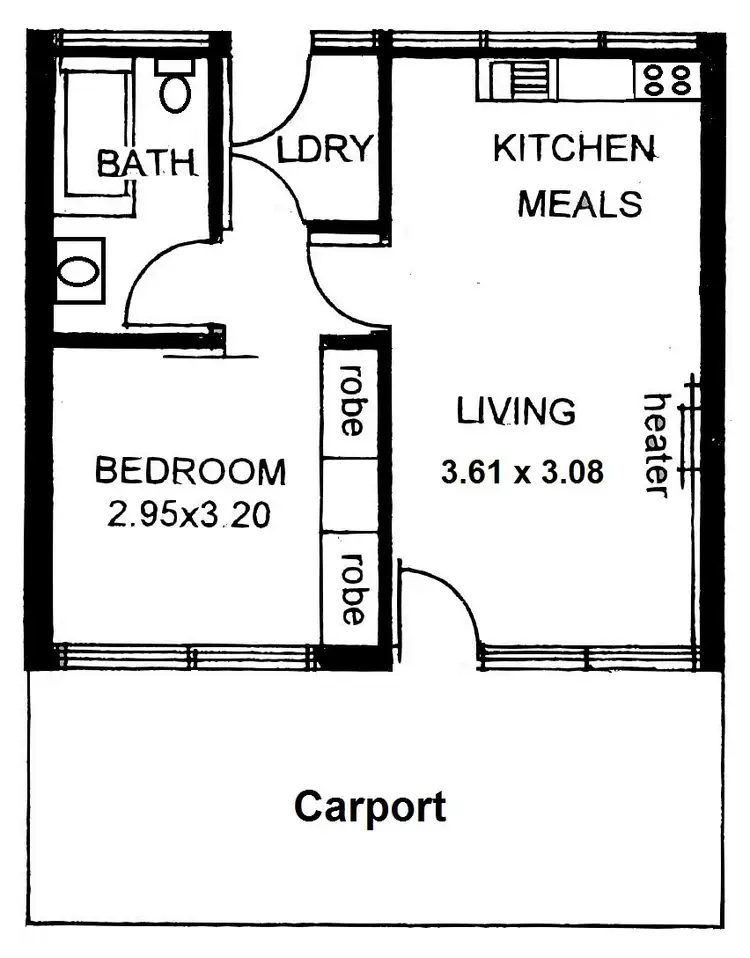 Floorplan of Homely house listing, 4/35 Sturdee Street, Linden Park SA 5065
