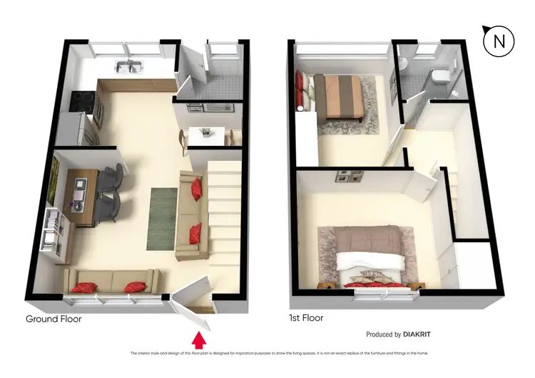 Floorplan of Homely unit listing, 7/1 Foot Street, Frankston VIC 3199