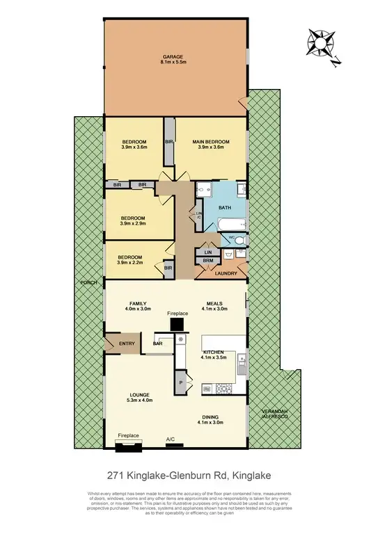 Floorplan of Homely house listing, 271 Glenburn Road, Kinglake VIC 3763