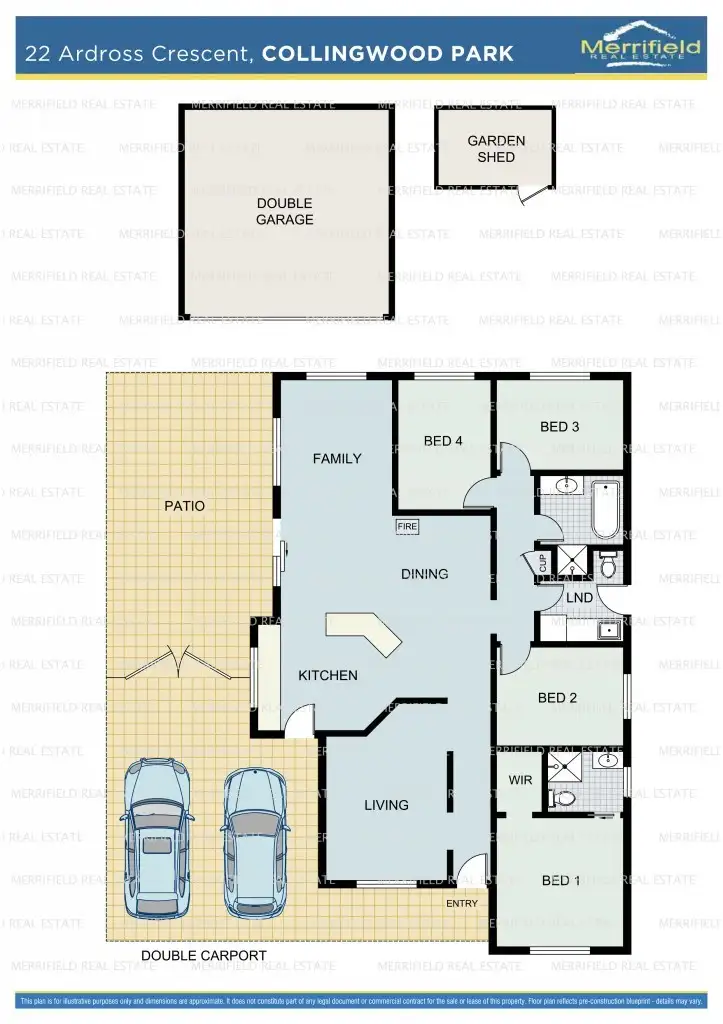 Floorplan of Homely house listing, 22 Ardross Crescent, Collingwood Park WA 6330
