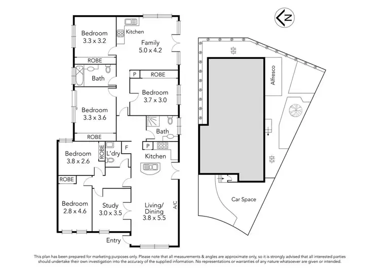 Floorplan of Homely house listing, 8 First Court, Preston VIC 3072