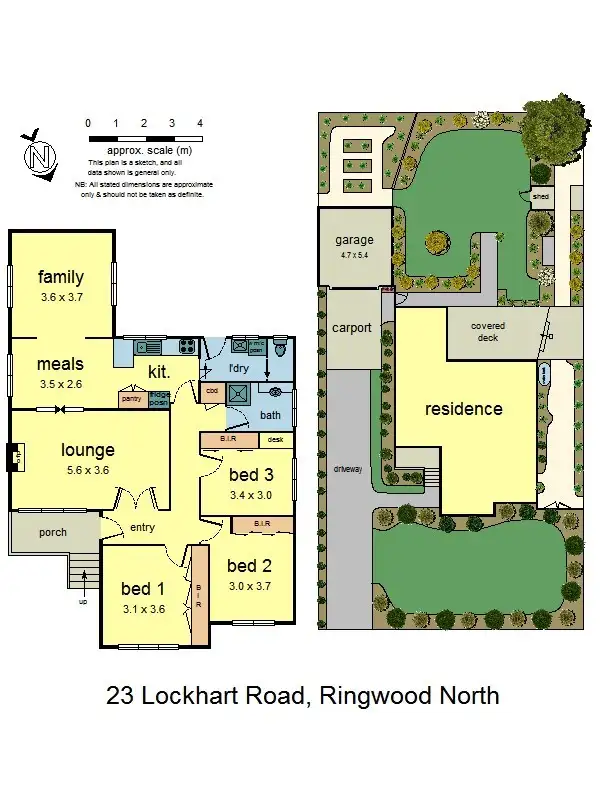 Floorplan of Homely house listing, 23 Lockhart Road, Ringwood North VIC 3134