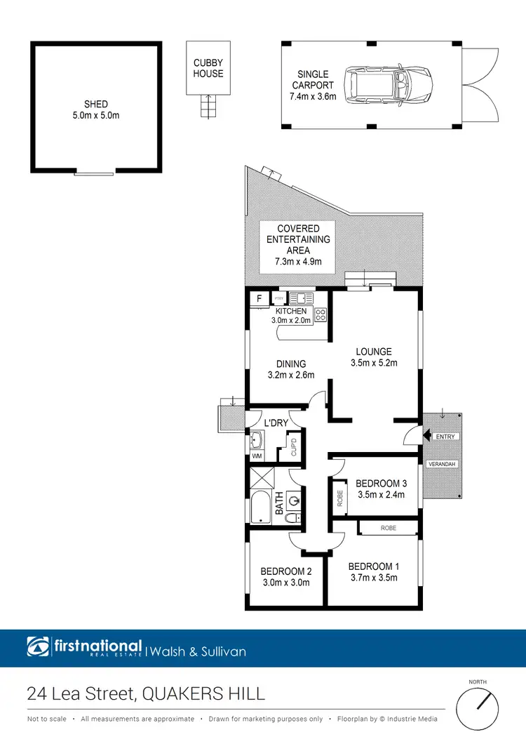 Floorplan of Homely house listing, 24 Lea Street, Quakers Hill NSW 2763
