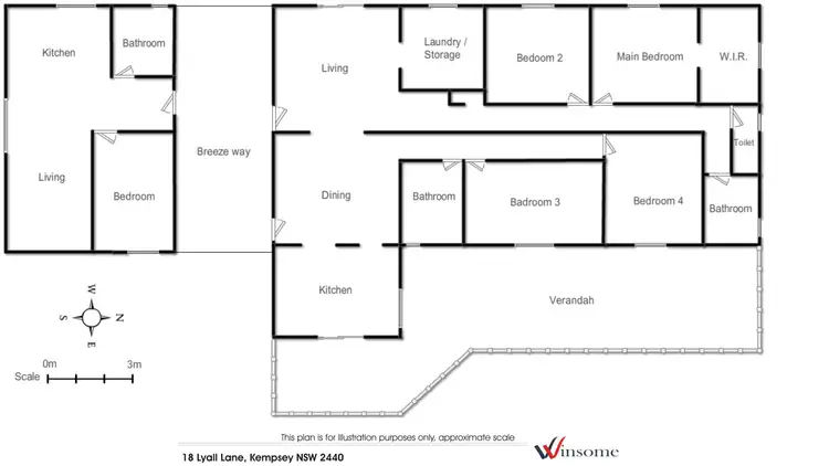 Floorplan of Homely house listing, 18 Lyall Lane, South Kempsey NSW 2440