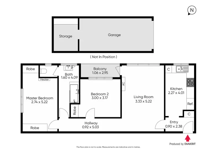 Floorplan of Homely apartment listing, 4/124 Brighton Road, St Kilda East VIC 3183