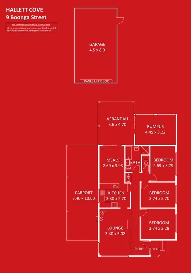 Floorplan of Homely house listing, 9 Boonga Street, Hallett Cove SA 5158