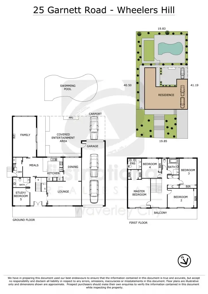 Floorplan of Homely house listing, 25 Garnett Road, Wheelers Hill VIC 3150