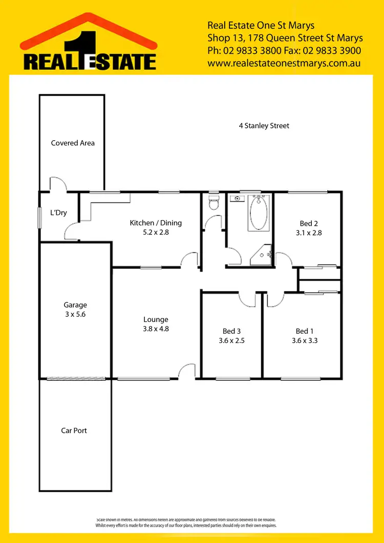 Floorplan of Homely house listing, 4 Stanley Street, St Marys NSW 2760