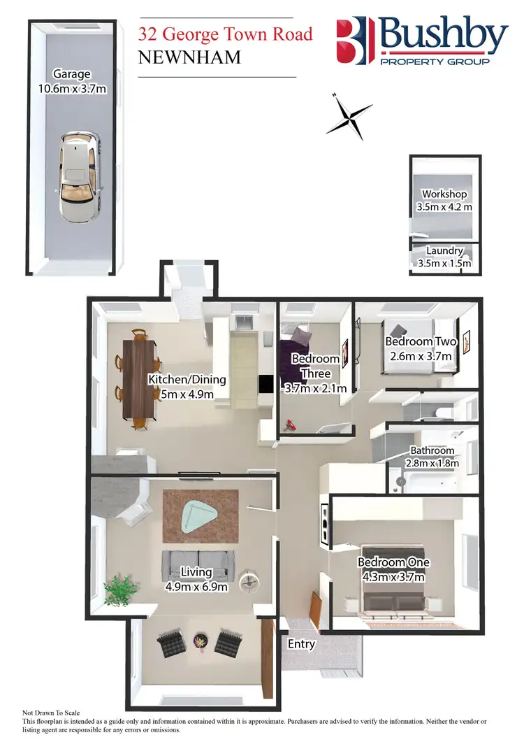 Floorplan of Homely house listing, 32 George Town Road, Newnham TAS 7248