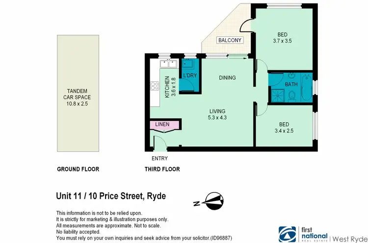 Floorplan of Homely unit listing, 11/10 Price Street, Ryde NSW 2112