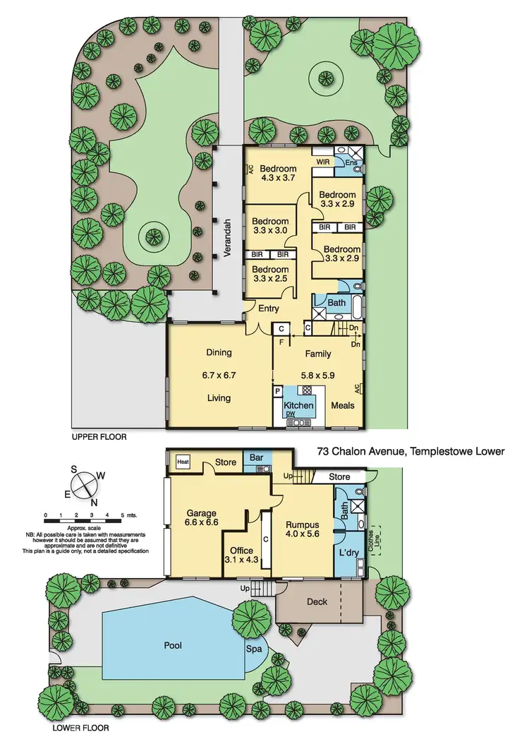 Floorplan of Homely house listing, 73 Chalon Avenue, Templestowe Lower VIC 3107