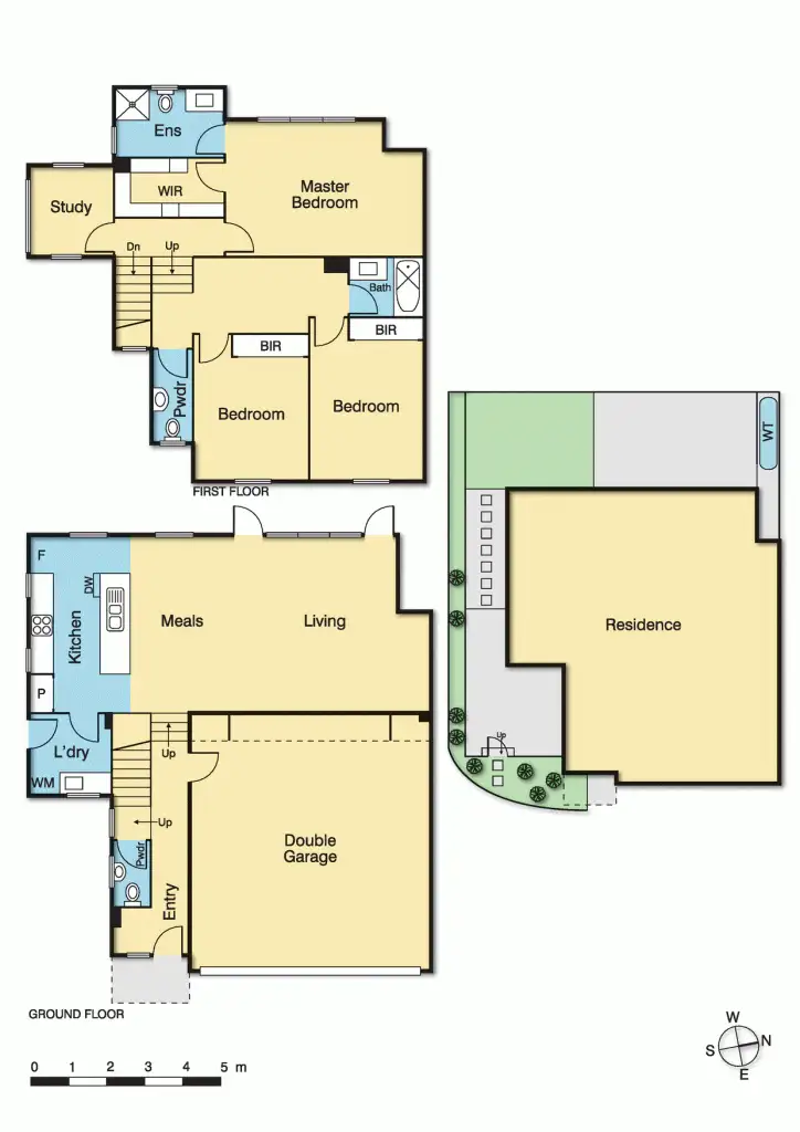 Floorplan of Homely townhouse listing, 1/14 Carnon Street, Greensborough VIC 3088