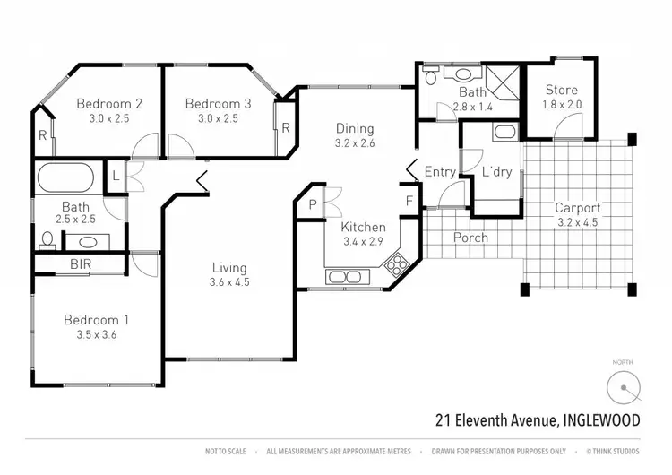 Floorplan of Homely house listing, 21 Eleventh Avenue, Inglewood WA 6052