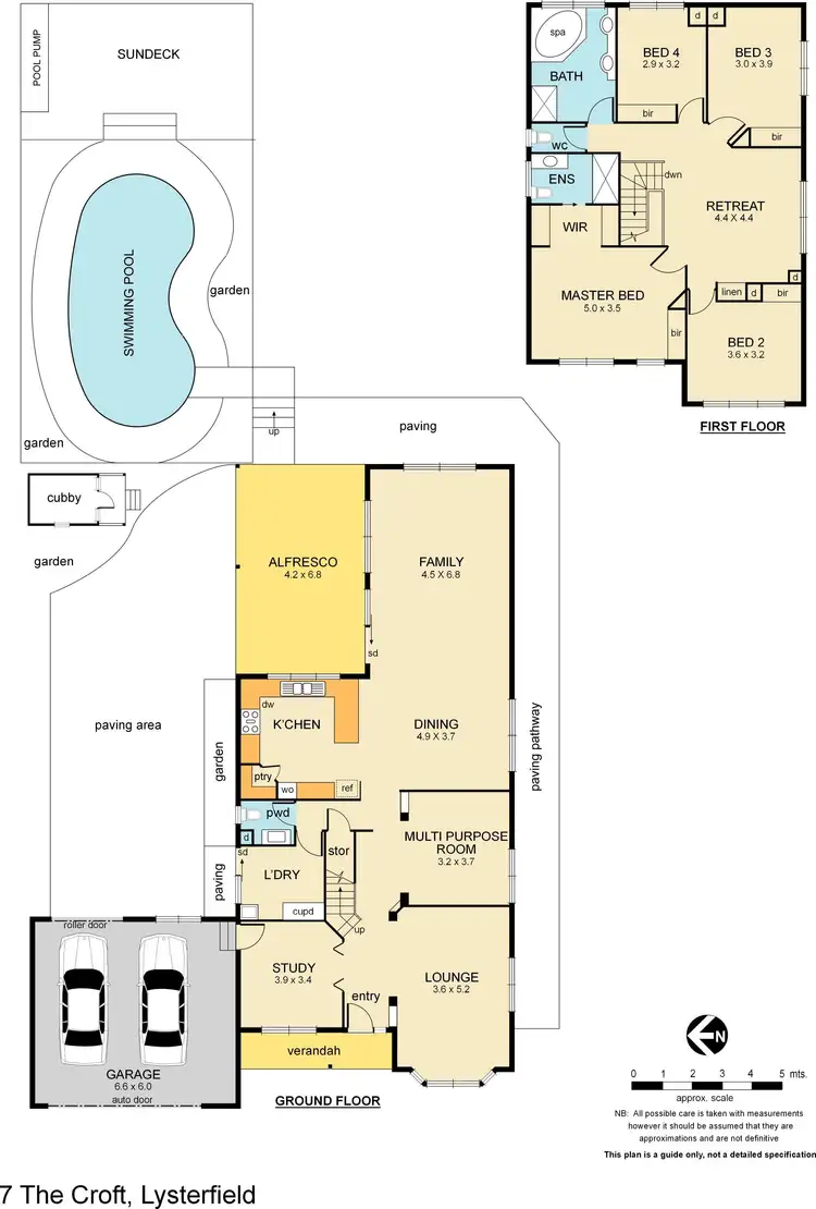 Floorplan of Homely house listing, 7 The Croft, Lysterfield VIC 3156
