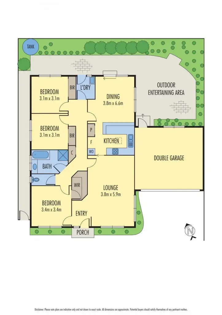 Floorplan of Homely townhouse listing, 2/31 Halls Parade, Mitcham VIC 3132