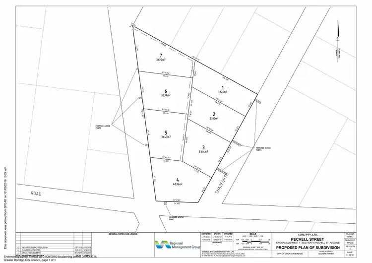 Floorplan of Homely land listing, Lot 3 Shadforth Street, Axedale VIC 3551