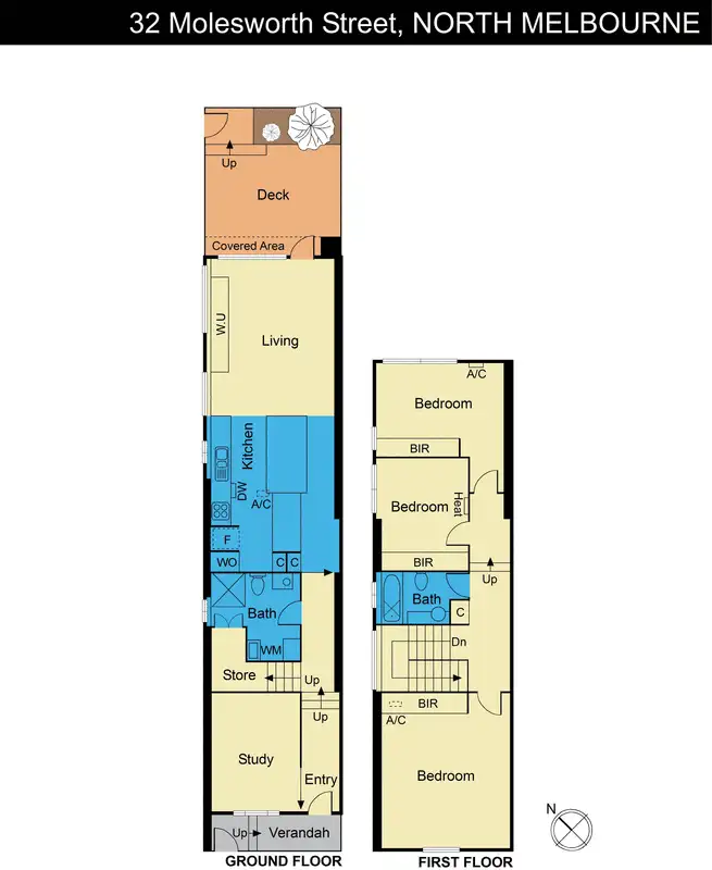 Floorplan of Homely house listing, 32 Molesworth Street, North Melbourne VIC 3051