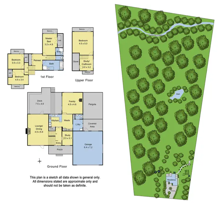 Floorplan of Homely house listing, 205 Overbank Road, North Warrandyte VIC 3113