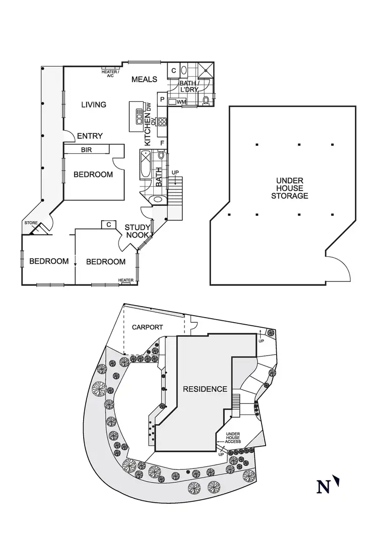 Floorplan of Homely house listing, 165 Grand Boulevard, Montmorency VIC 3094