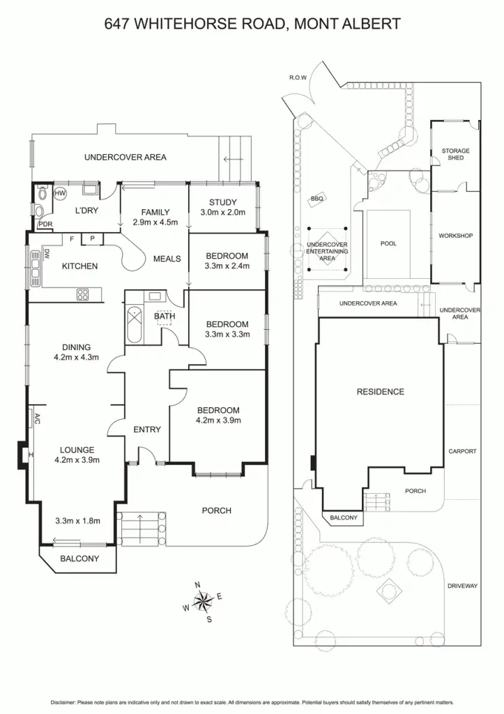 Floorplan of Homely house listing, 647 Whitehorse Road, Mont Albert VIC 3127