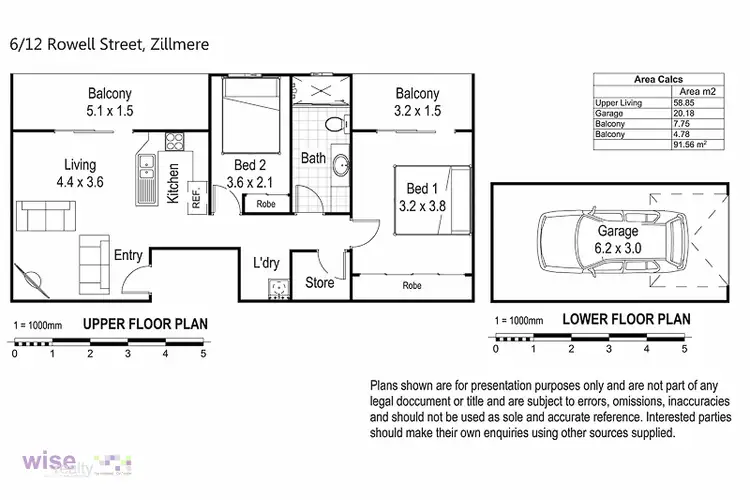 Floorplan of Homely unit listing, 6/12 Rowell Street, Zillmere QLD 4034