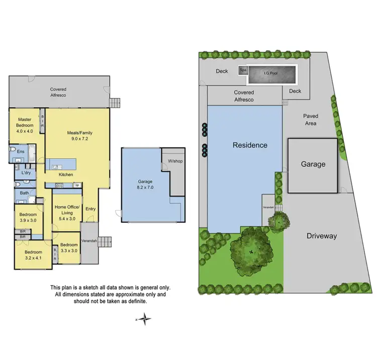 Floorplan of Homely house listing, 33 Olympus Drive, Croydon South VIC 3136