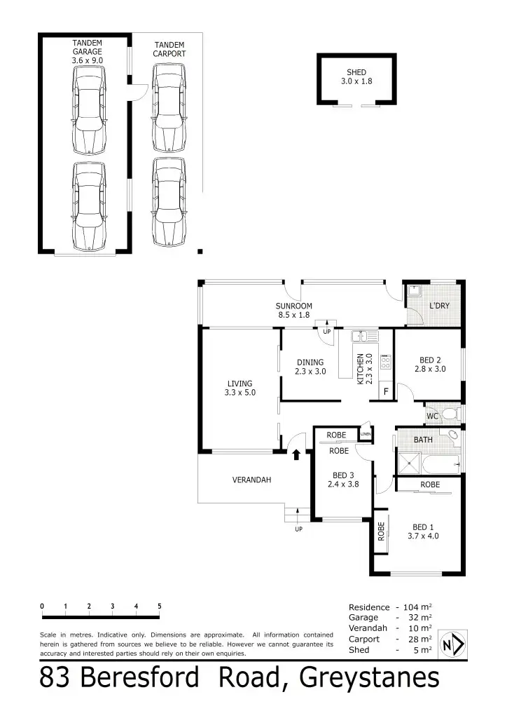 Floorplan of Homely house listing, 83 Beresford Road, Greystanes NSW 2145