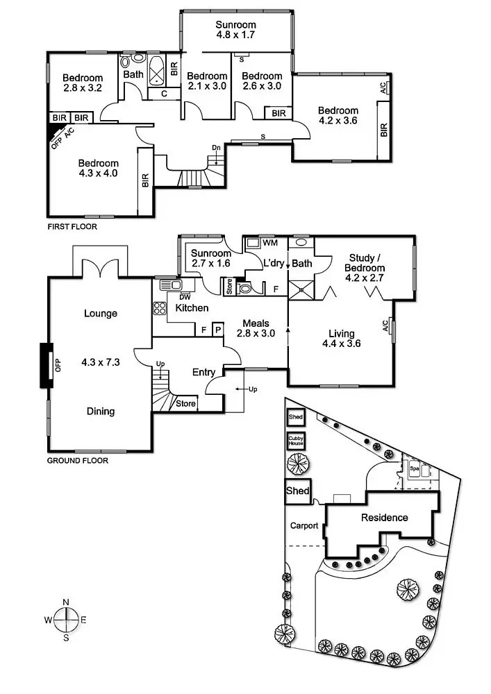 Floorplan of Homely house listing, 86 Dent Street, Ashburton VIC 3147