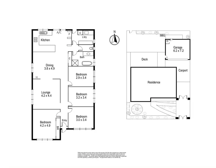 Floorplan of Homely house listing, 24 Locksley Avenue, Reservoir VIC 3073
