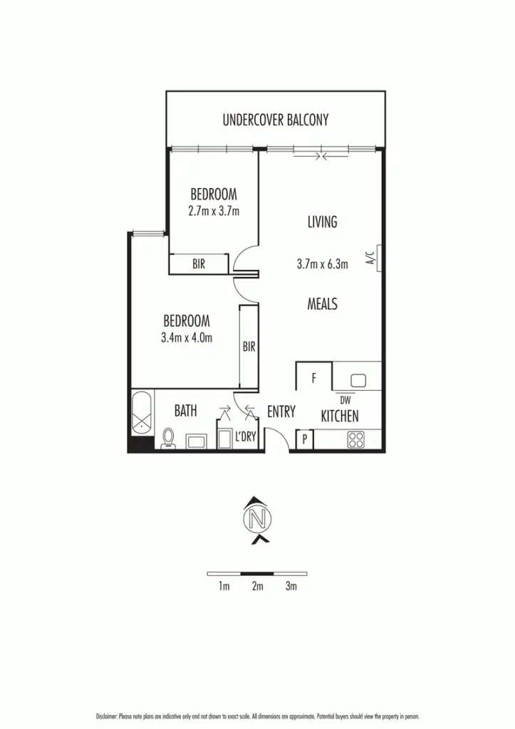 Floorplan of Homely apartment listing, 202/113 Pier Street, Altona VIC 3018