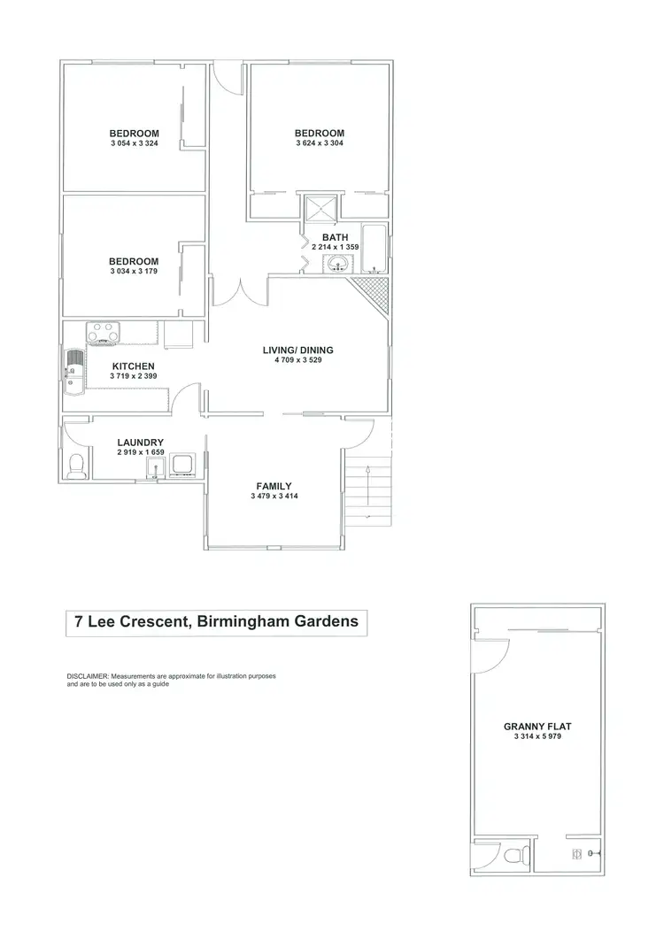 Floorplan of Homely house listing, 7 Lee Crescent, Birmingham Gardens NSW 2287