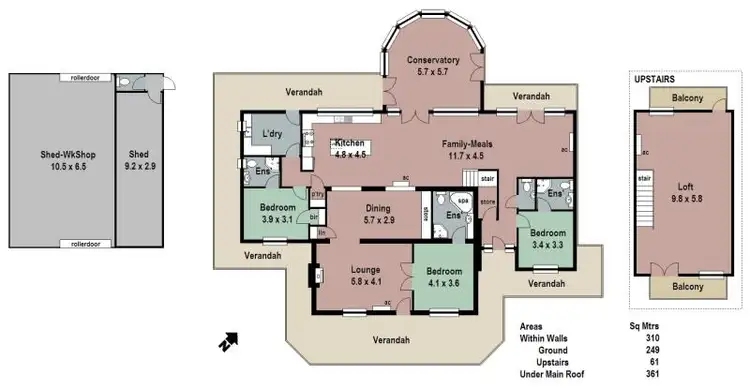 Floorplan of Homely house listing, 39 Grivell Road, Verdun SA 5245
