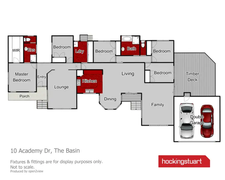 Floorplan of Homely house listing, 10 Academy Drive, The Basin VIC 3154