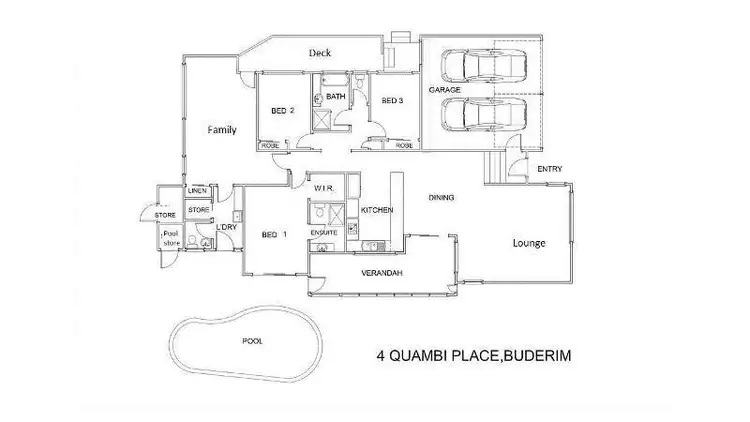 Floorplan of Homely house listing, 4 Quambi Place, Buderim QLD 4556