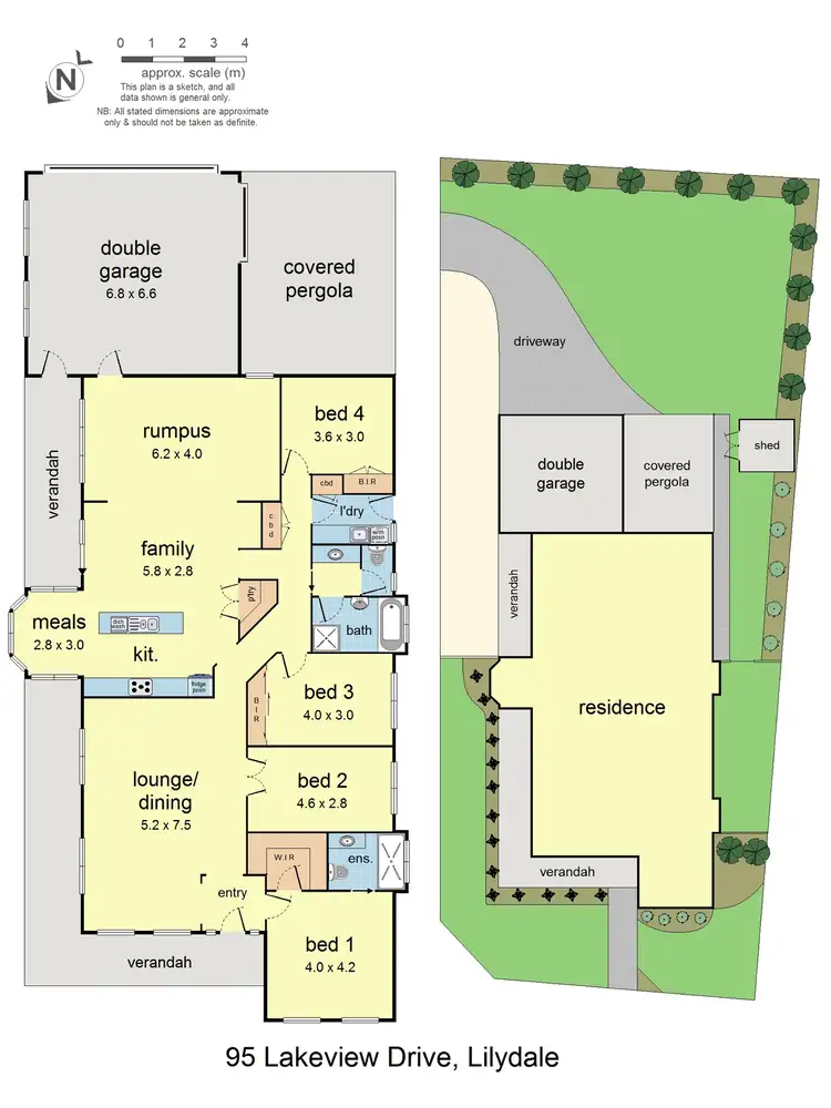 Floorplan of Homely house listing, 95 Lakeview Drive, Lilydale VIC 3140