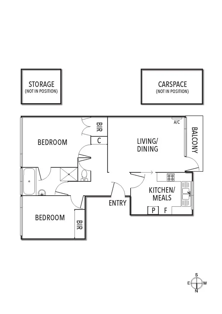 Floorplan of Homely apartment listing, 4/225 Domain Road, South Yarra VIC 3141