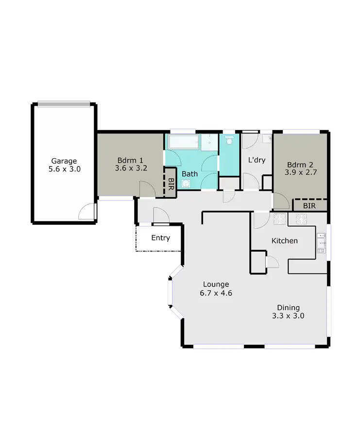 Floorplan of Homely house listing, 3/1 Park Street, Wendouree VIC 3355