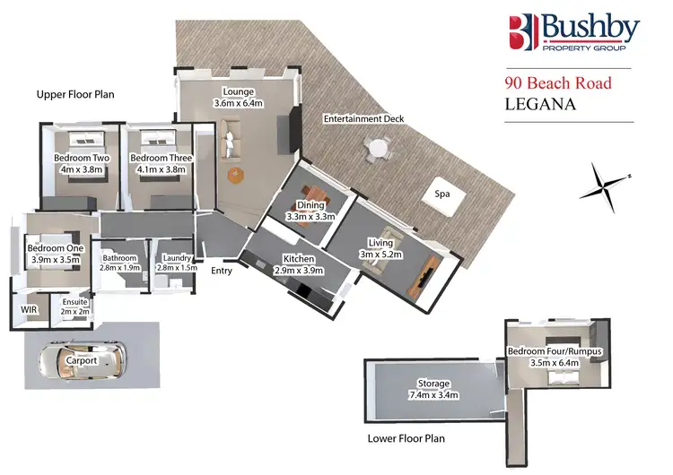 Floorplan of Homely house listing, 84-90 Beach Road, Legana TAS 7277