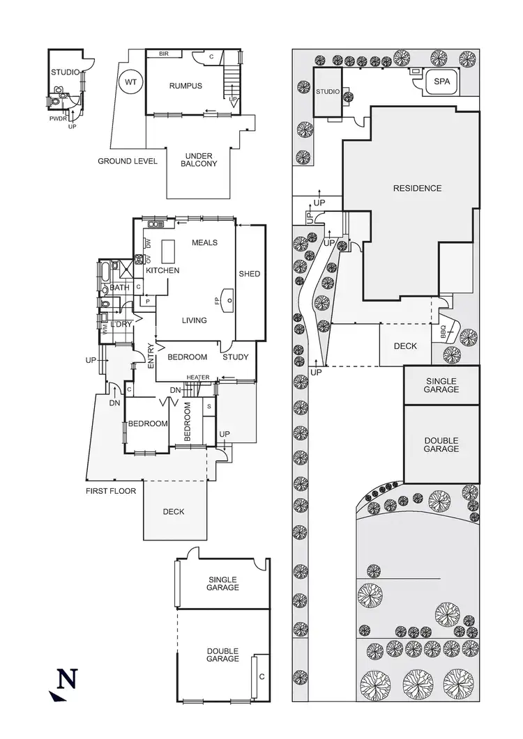 Floorplan of Homely house listing, 50 Kirwana Grove, Montmorency VIC 3094