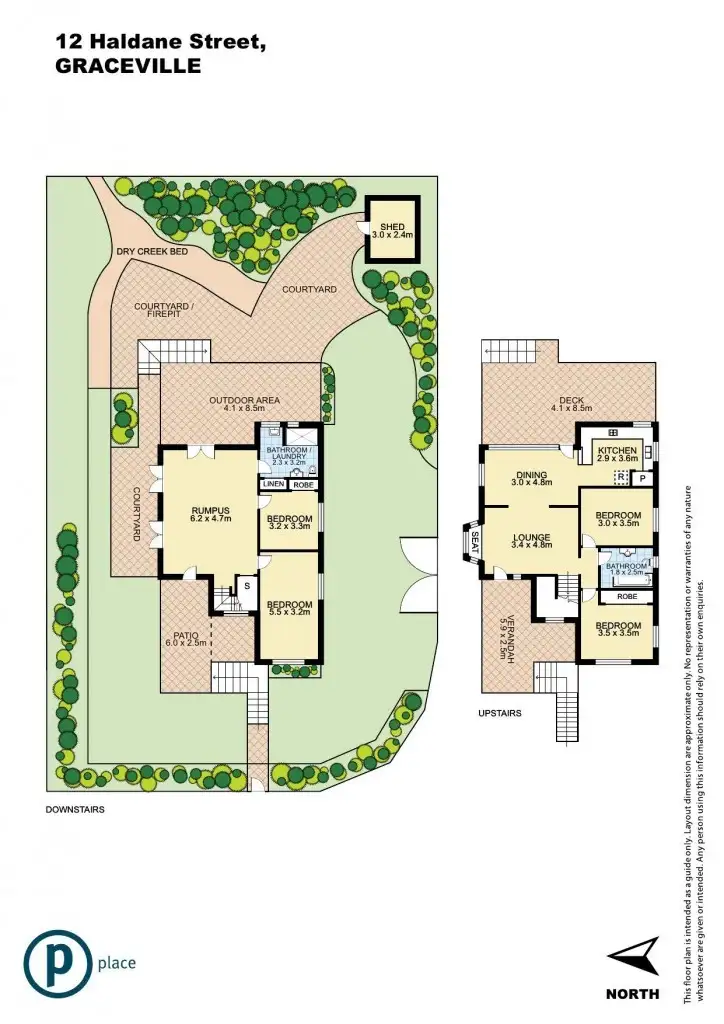 Floorplan of Homely house listing, 12 Haldane Street, Graceville QLD 4075
