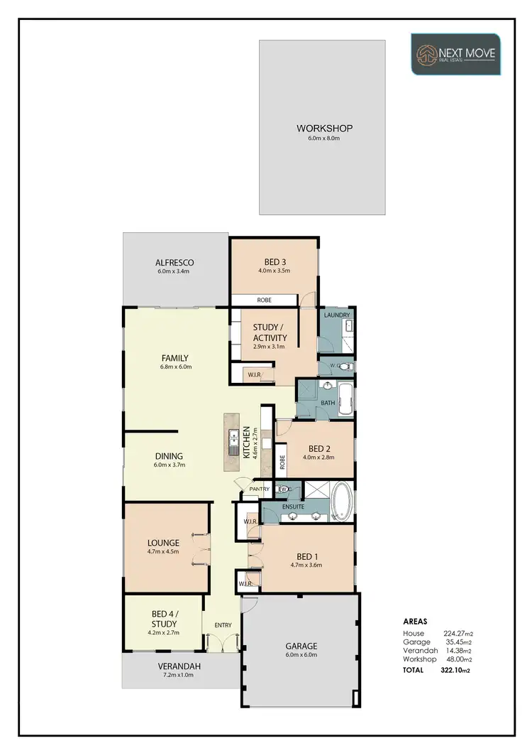 Floorplan of Homely house listing, 13 Dunford St, Willagee WA 6156