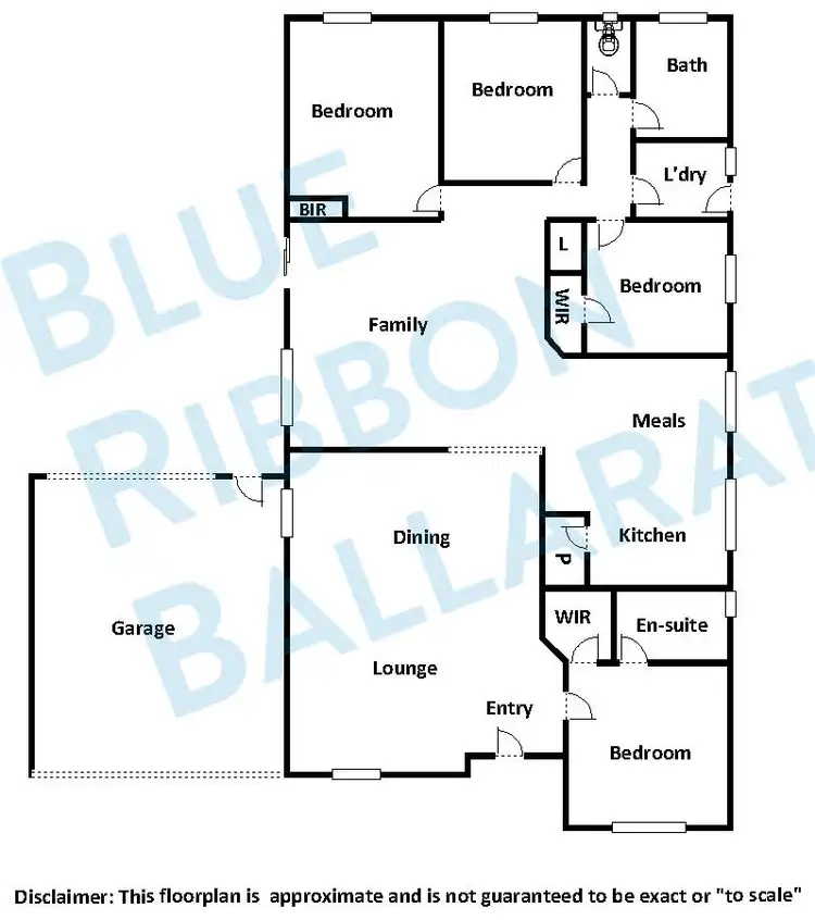 Floorplan of Homely house listing, 3 Barton Close, Delacombe VIC 3356