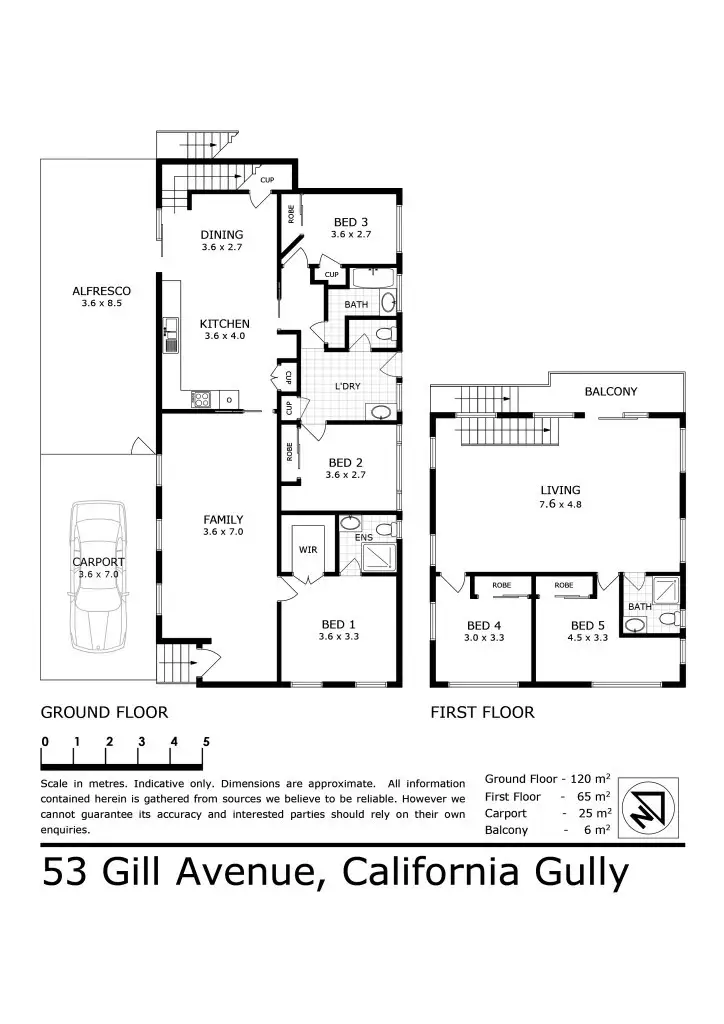 Floorplan of Homely house listing, 53 Gill Avenue, California Gully VIC 3556