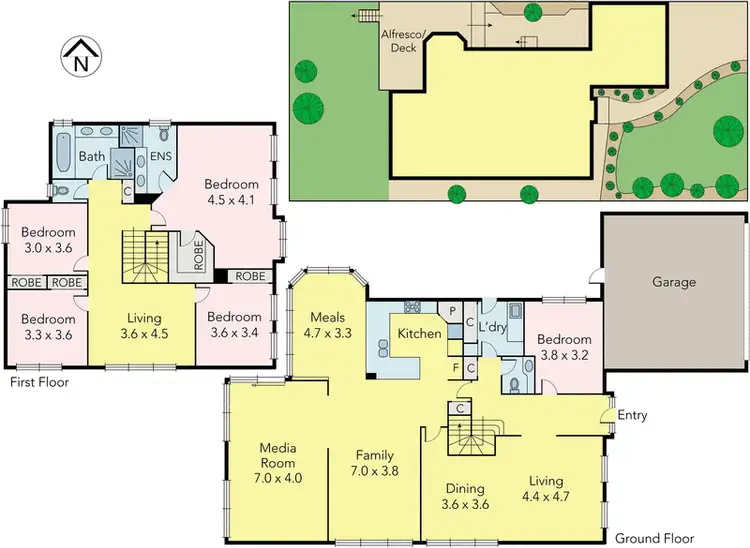 Floorplan of Homely house listing, 36 Gloucester Rd, Ashburton VIC 3147