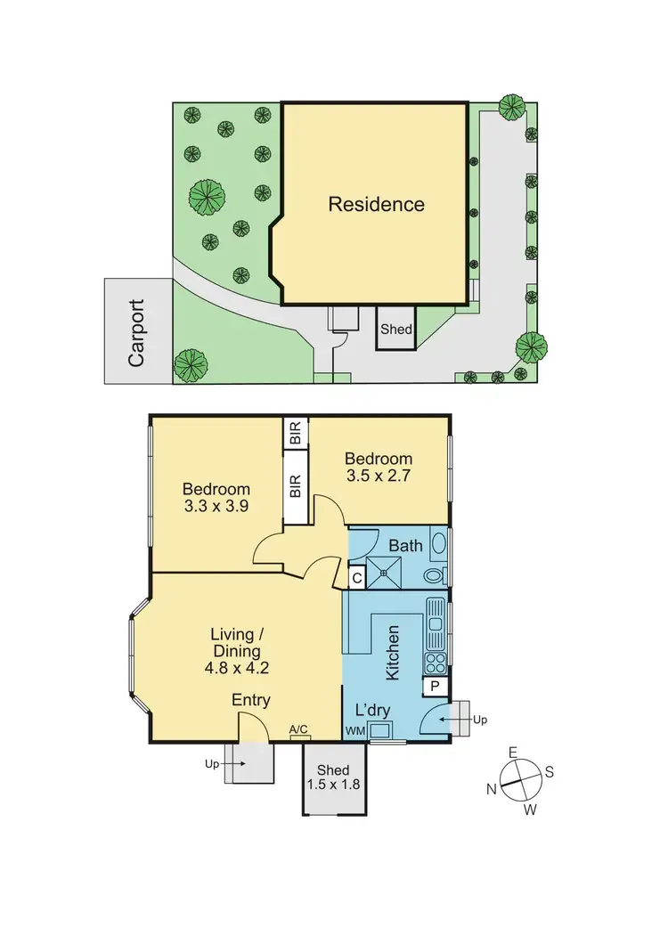 Floorplan of Homely unit listing, 6/1 Jilmax Court, Forest Hill VIC 3131