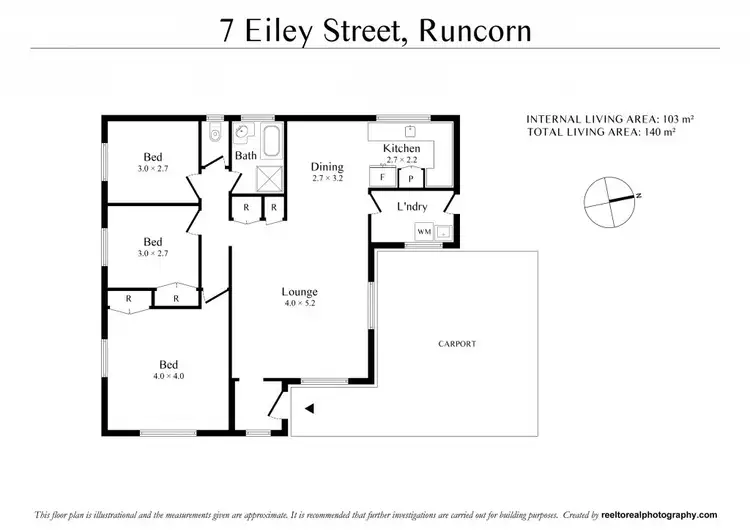 Floorplan of Homely house listing, 7 Eiley Street, Runcorn QLD 4113