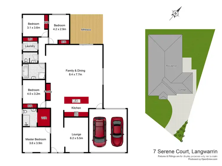 Floorplan of Homely house listing, 7 Serene Court, Langwarrin VIC 3910